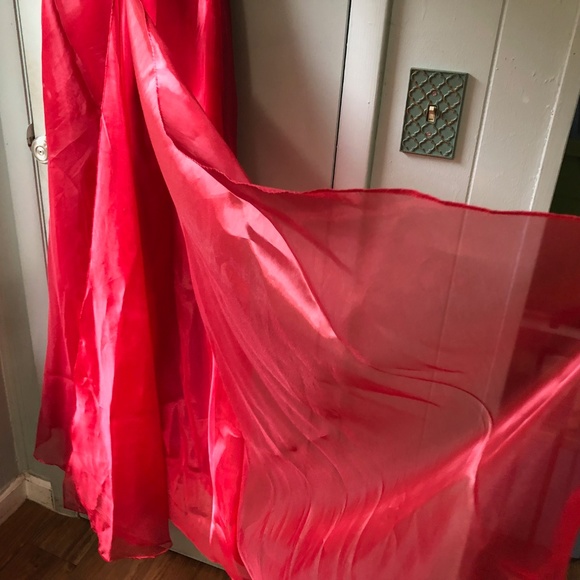 Jessica McClintock Gunne Sax Red Dress 2000 NEW - Picture 4 of 8